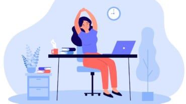 come rimanere attivi con un lavoro d'ufficio