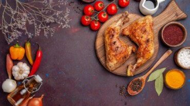 Un piatto di pollo