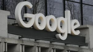 The Google building is seen in New York.