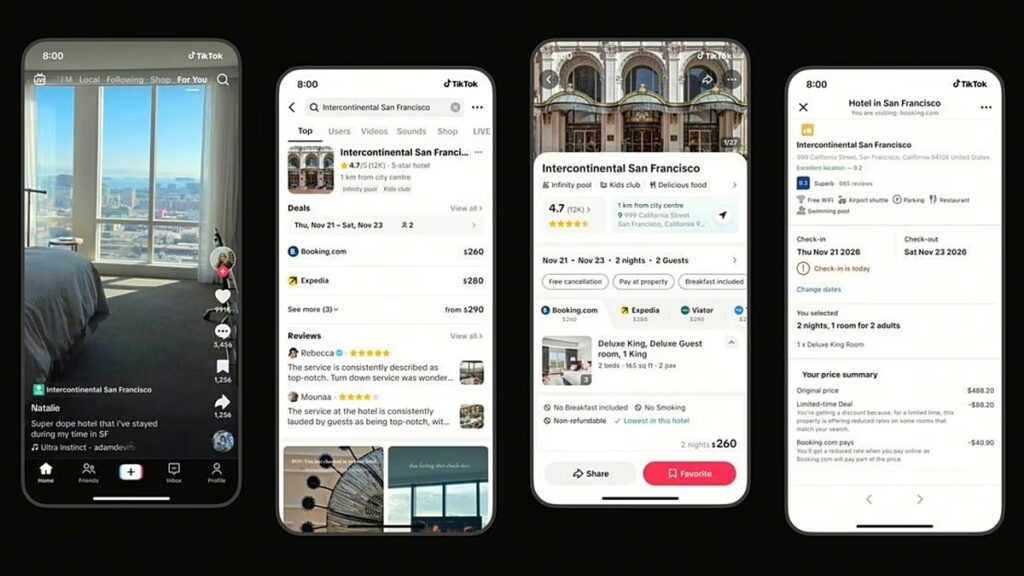 TikTok Go: prenota esperienze di viaggio uniche direttamente dall’app