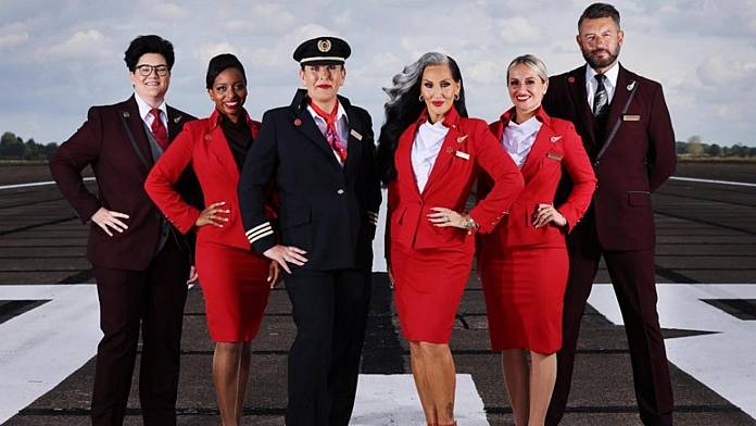 Virgin Atlantic ora consente al suo personale di scegliere la propria uniforme in base alla propria identità di genere