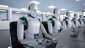 Lavorare a fianco dei robot potrebbe contribuire al burnout e ai timori di perdere il lavoro