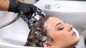 lavaggio dei capelli