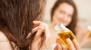 dopo lo shampoo con olio per capelli