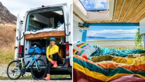 'Una vita, vivila': il motto di questa donna ha portato il suo camper dalla Scozia alle Alpi