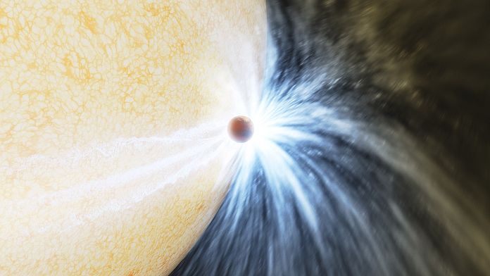 Gli scienziati assistono per la prima volta al momento in cui una stella "divora" un pianeta lontano