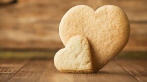 Biscotti a forma di cuore