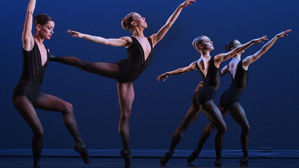 Dancers with The Scottish Ballet, Scotland’s national dance company, perform a scene from