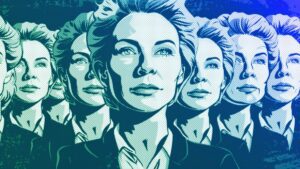 Deepfake clones of European Commission President Ursula von der Leyen, illustration