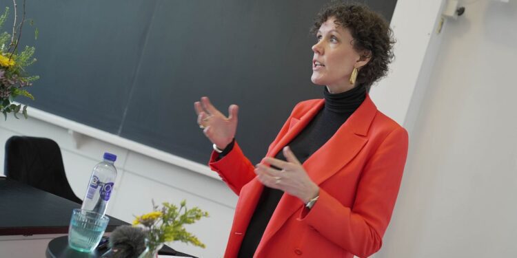 "Techplomacy": incontra il diplomatico danese che guida gli sforzi europei per influenzare la Silicon Valley 35 Anne Marie Engtoft Meldgaard, Denmark’s tech ambassador, at their strategy launch on March 14.