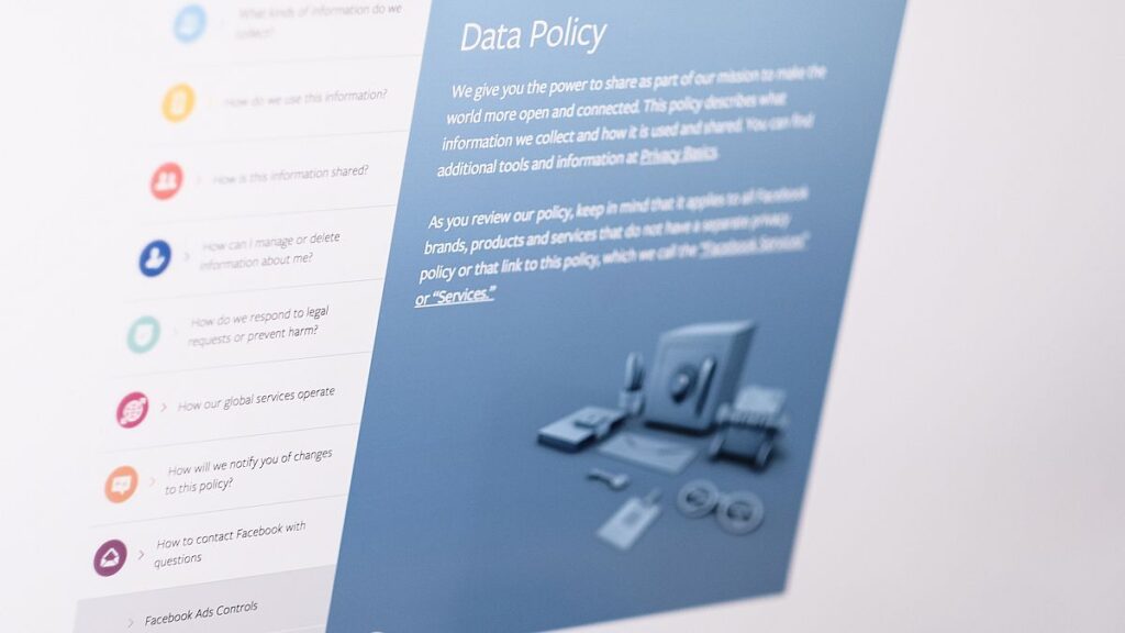 Data Protection Policy on Internet