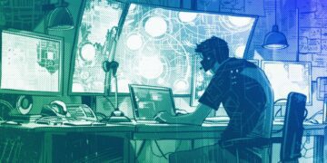 Non sanzionare le armi informatiche, sanziona il modo in cui vengono utilizzate 2 A person preparing a cyberattack, illustration