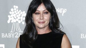 FILE - In this Nov. 14, 2015 file photo, Shannen Doherty attends the 4th Annual Baby2Baby Gala in Culver City, Calif.