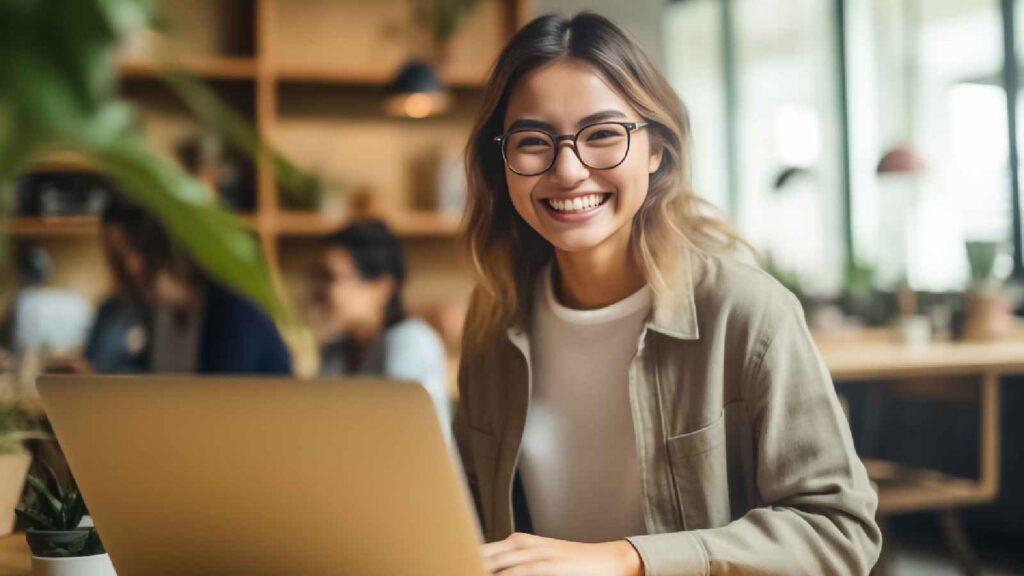 Una donna con disturbi legati al gioco su Internet