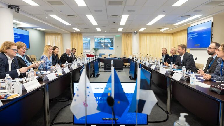 A visit of ENISA officials to Estonia.