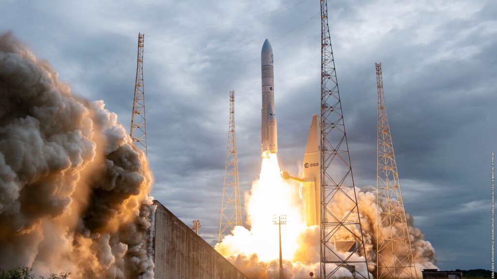 The historic Ariane 6 liftoff occurred on Tuesday, July 9 at 1600 GFT from the Guiana Space Centre, also known as Europe