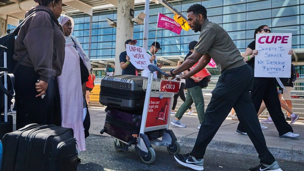 Air Canada riprende i voli dopo mezzo milione di passeggeri colpiti dagli scioperi