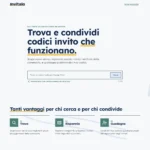 Invitalo, la piattaforma italiana per trovare e condividere codici invito